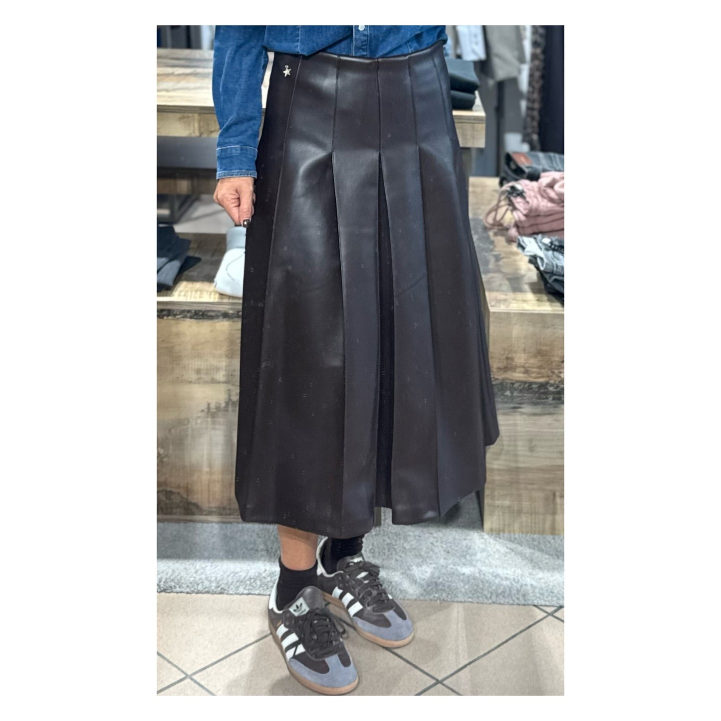 Gonna midi similpelle - Souvenir