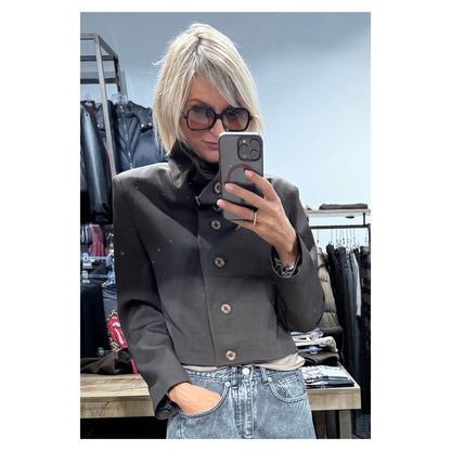 Blazer corto collo in piedi - Haveone