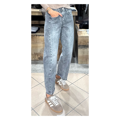 Jeans barrell Lucy grigio - Haveone