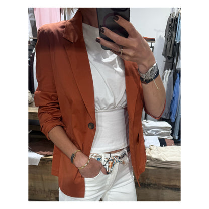 Blazer monopetto leggerissimo cotone - Souvenir