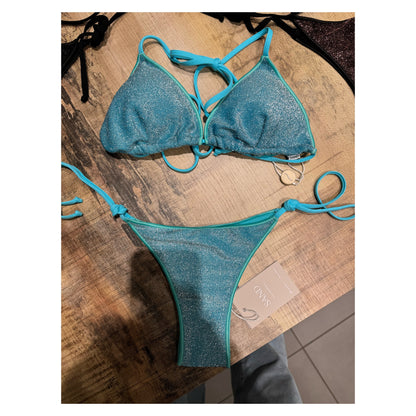 Bikini triangolo laccetti - Sand bikini
